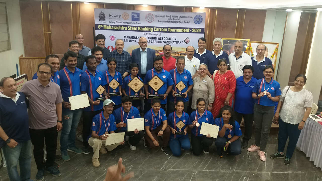 6th Rotary Club of Mumbai Parleshwar State Ranking Carrom Tournament 2026-27